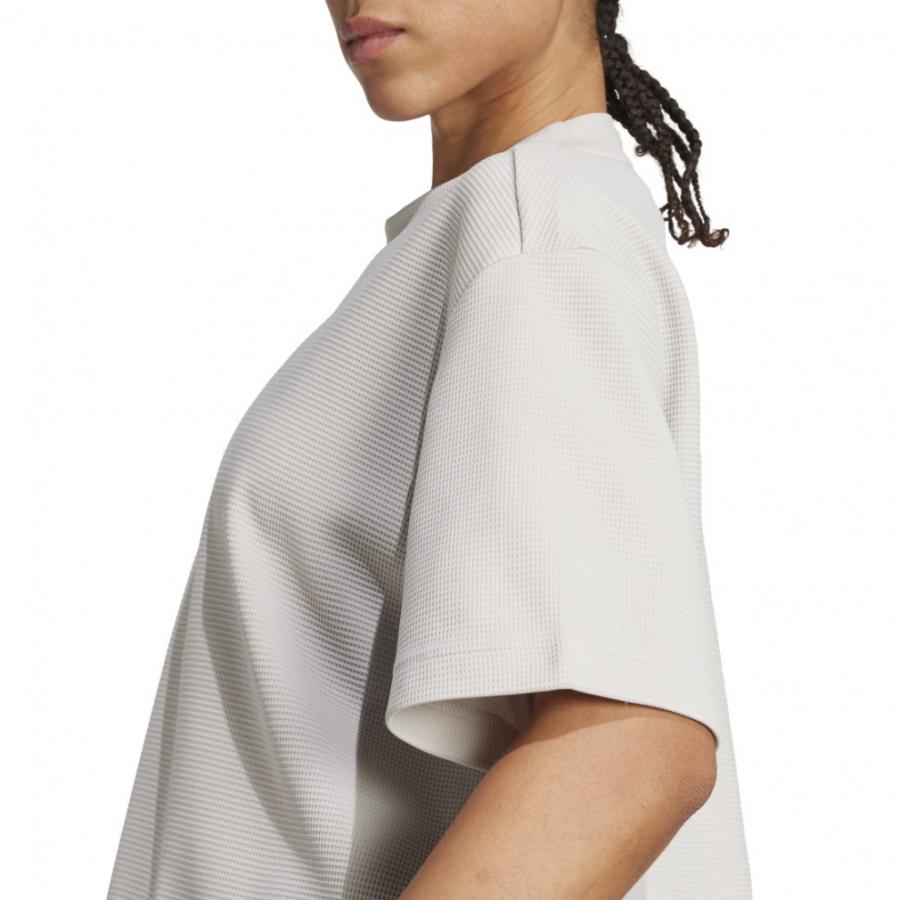 adidas★ワッフルTシャツ★カットソー★スポーツウェア★白★M★レディース アディダス レディース 半袖 Tシャツ アルペン ワッフル サイド