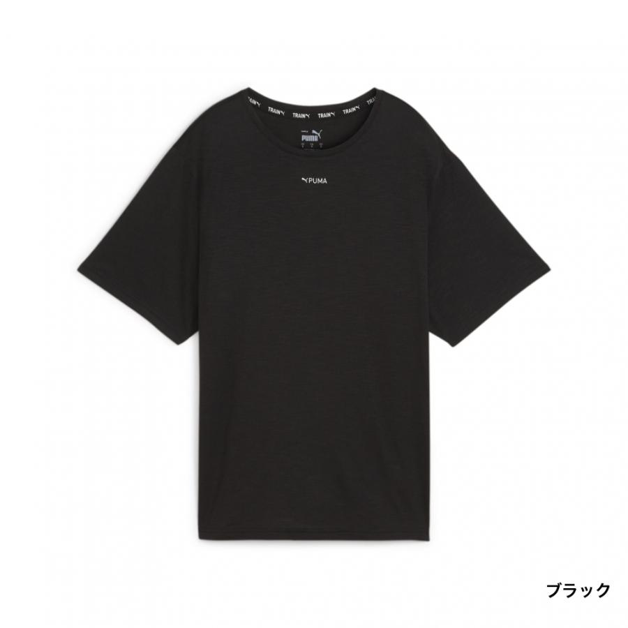 プーマ レディース 半袖 Tシャツ PUMA FIT オーバーサイズ SS Tシャツ 525498 スポーツウェア ヨガウェア PUMA｜alpen-group｜02