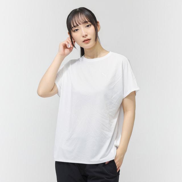 レディース　ウェアM PUMA（プーマ） レディース 半袖 Tシャツ TAD MID SIZE LOGO SS T