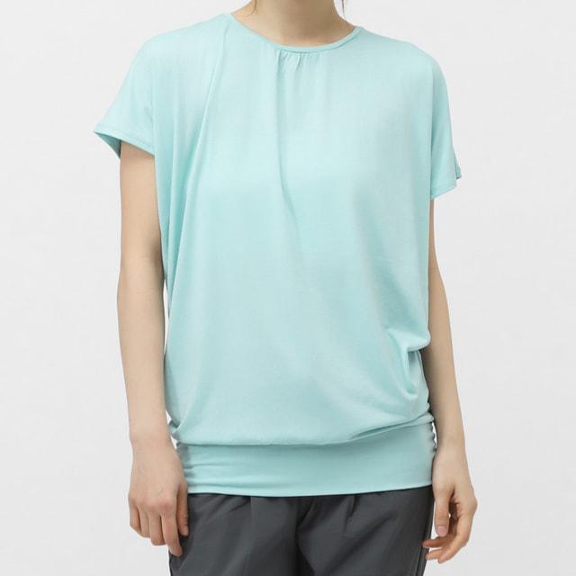 TIGORA（ティゴラ） レディース 半袖 Tシャツ フィットネス 背中開き