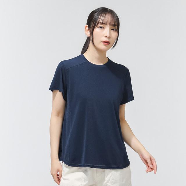 TIGORA（ティゴラ） レディース 半袖 Tシャツ シアーTシャツ TR