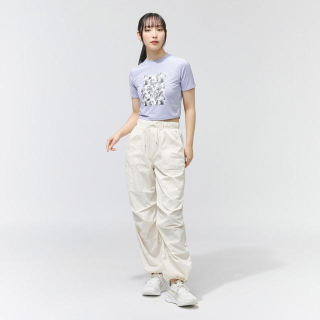 TIGORA（ティゴラ） レディース 半袖 Tシャツ クロップドTシャツ柄 TR
