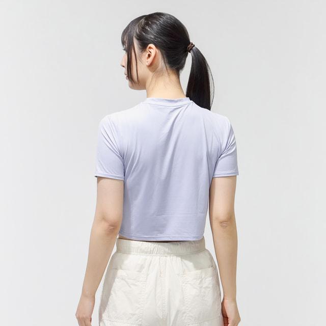 TIGORA（ティゴラ） レディース 半袖 Tシャツ クロップドTシャツ柄 TR