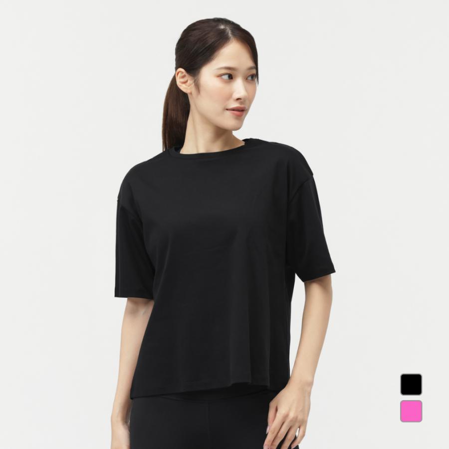 TIGORA（ティゴラ） レディース 半袖 Tシャツ UVカットコットンバック