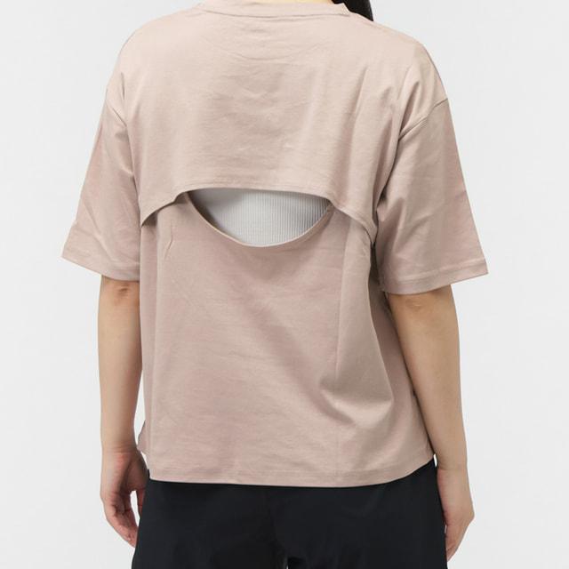 TIGORA（ティゴラ） レディース 半袖 Tシャツ UVカットコットンバック