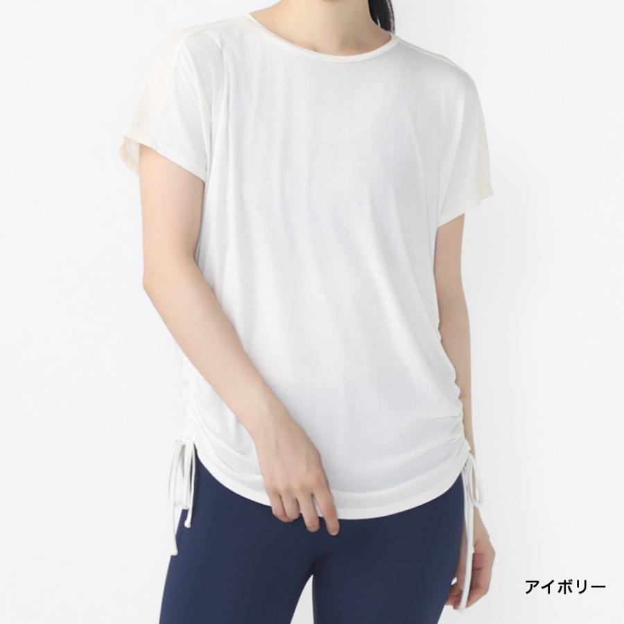 TIGORA（ティゴラ） レディース 半袖 Tシャツ フィットネス サイド