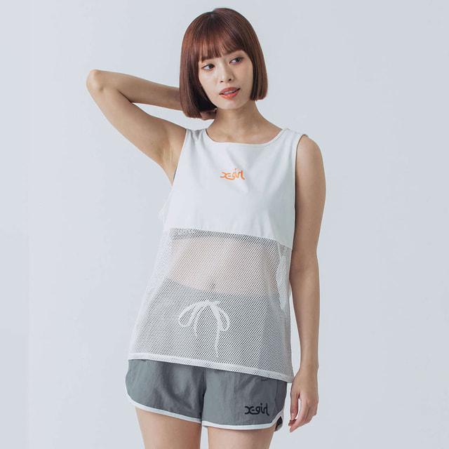 エックスガール レディース タンクトップ メッシュタンクトップ MESH