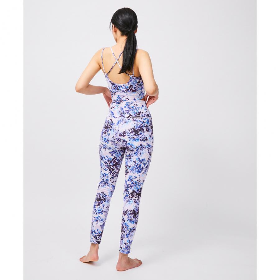 ナージー レディース レギンス 総柄プリント NJS63020 スポーツウェア