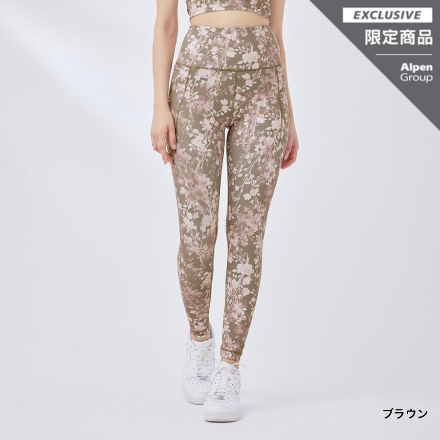 ナージー レディース レギンス フラワープリントタイツ NJS34000 ナージー レディース レギンス フラワープリントタイツ NJS34000