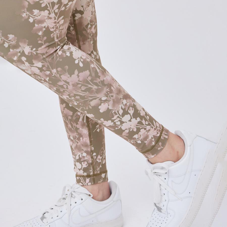 ナージー レディース レギンス フラワープリントタイツ NJS34000