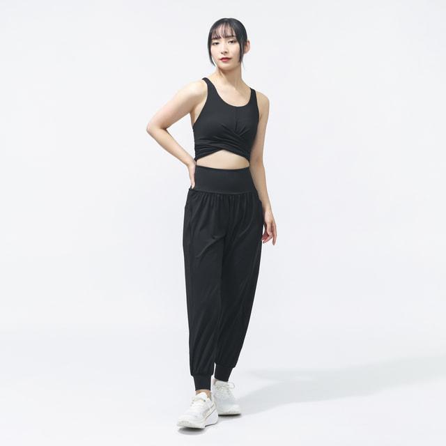 TIGORA（ティゴラ） レディース レギンス ロングギャザータイツ TR