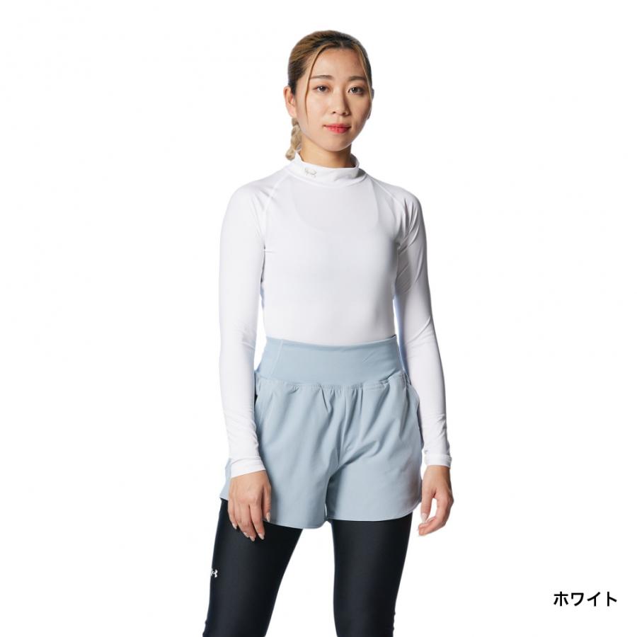 アンダーアーマー レディース 長袖 コンプレッション インナー UA HG Compression LS Mock 1358605 スポーツウェア ヨガウェア UNDER ARMOUR｜alpen-group｜02