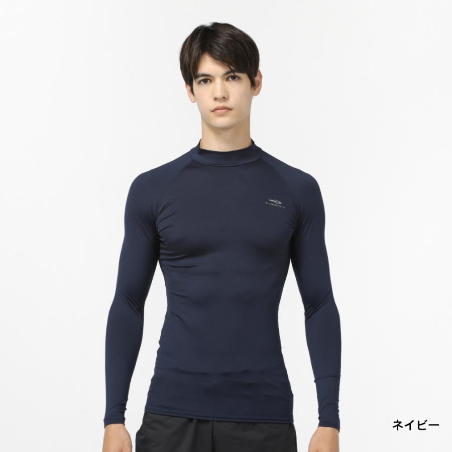 ティゴラ メンズ 長袖 コンプレッションインナー ATHLETICS ベーシックコンプレッション 長袖モックネック TR-3A1162UT スポーツウェア TIGORA|alpen-group|03