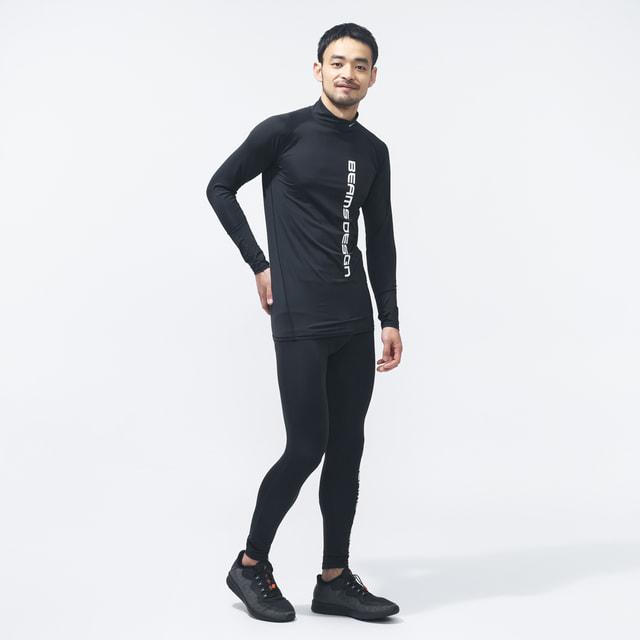 TIGORA by BEAMS DESIGN メンズ コンプレッション ロングタイツ
