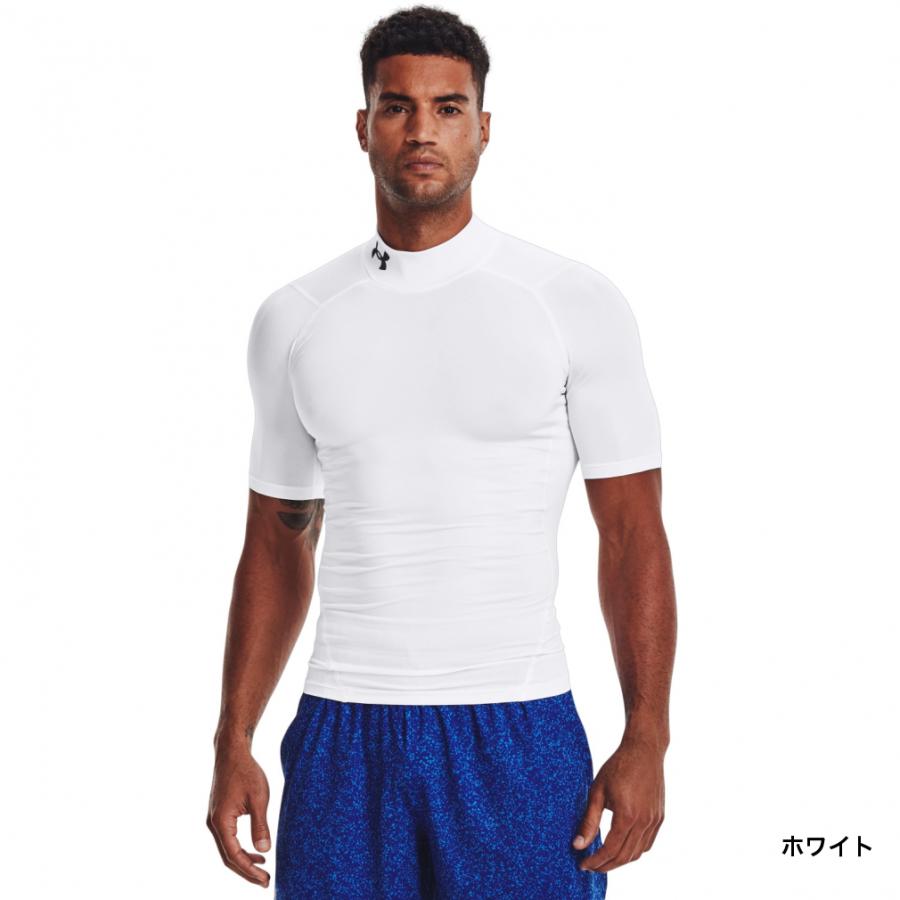 アンダーアーマー メンズ 半袖 コンプレッション インナー UA HG ARMOUR COMP MOCK SS 1372586 スポーツウェア UNDER ARMOUR｜alpen-group｜02