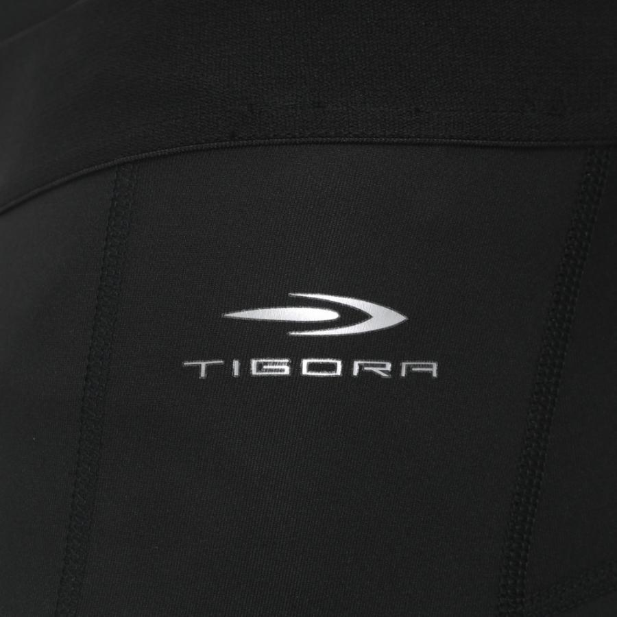 TURBO Cell タイツ ロング ストレッチ ロゴ ブラック M 4547 ティゴラ TIGORA レディース フィットネス コンプレッション