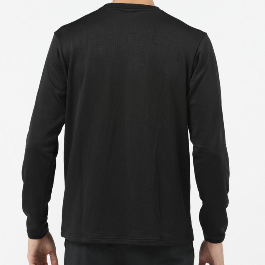 IGNIO（イグニオ） メンズ 長袖Tシャツ ブロックフリース クルーネック