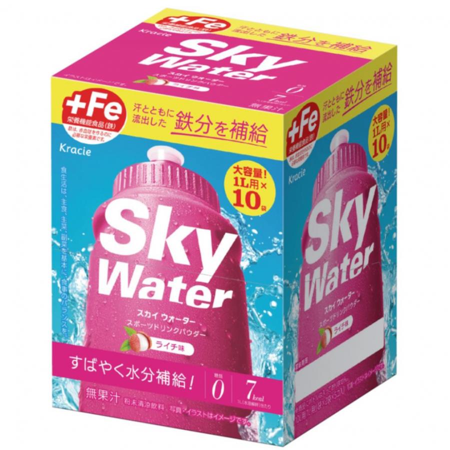 Kracie（クラシエ） SkyWater スカイウォーター ライチ 10L 1L用小袋×2