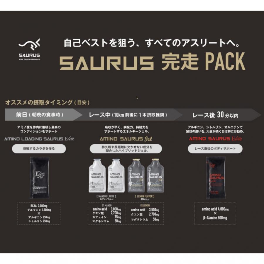 サウルス SAURUS完走パック アミノサウルス完走パック マラソン