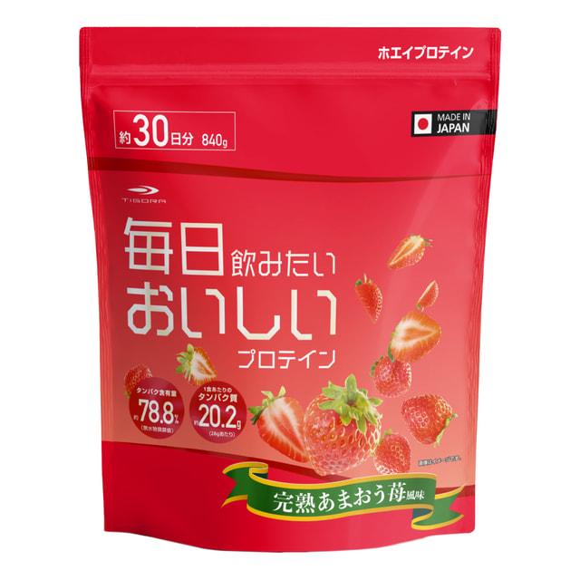 TIGORA（ティゴラ） 毎日飲みたい おいしいプロテイン 完熟あまおう苺