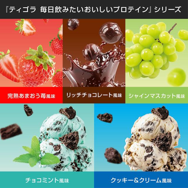 TIGORA（ティゴラ） 毎日飲みたいおいしいプロテイン チョコミント風味