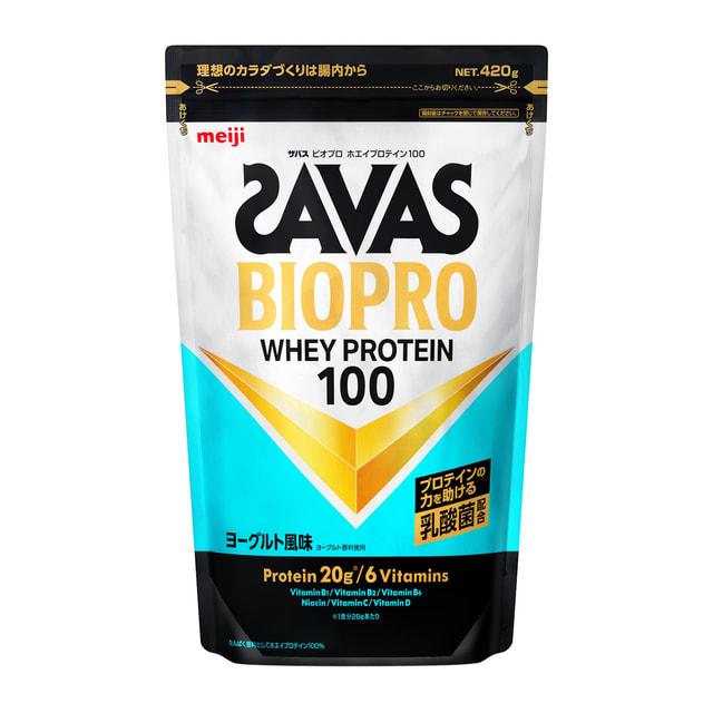 ザバス　ホエイプロテイン　ヨーグルト味 ザバス BIOPRO ホエイプロテイン100 ヨーグルト風味 420g プロテイン