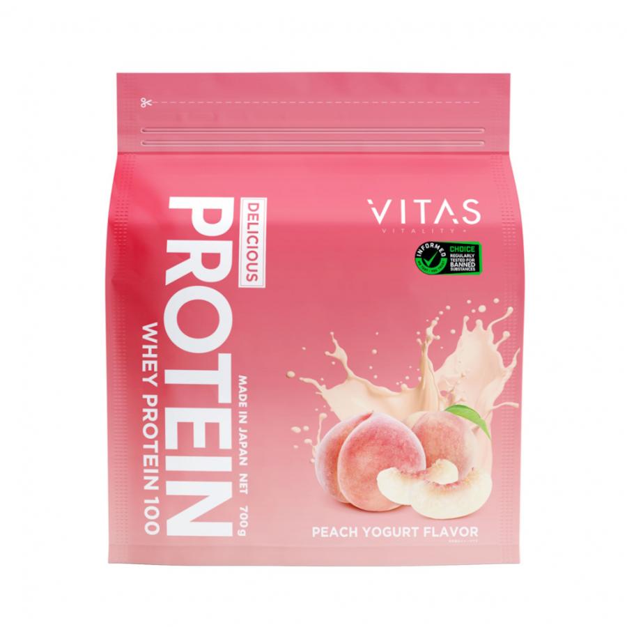 バイタス PROTEIN WPC ピーチヨーグルト ホエイプロテイン 100 700g