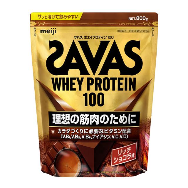 ザバス ホエイプロテイン100 リッチショコラ 800g×6袋 6個セット
