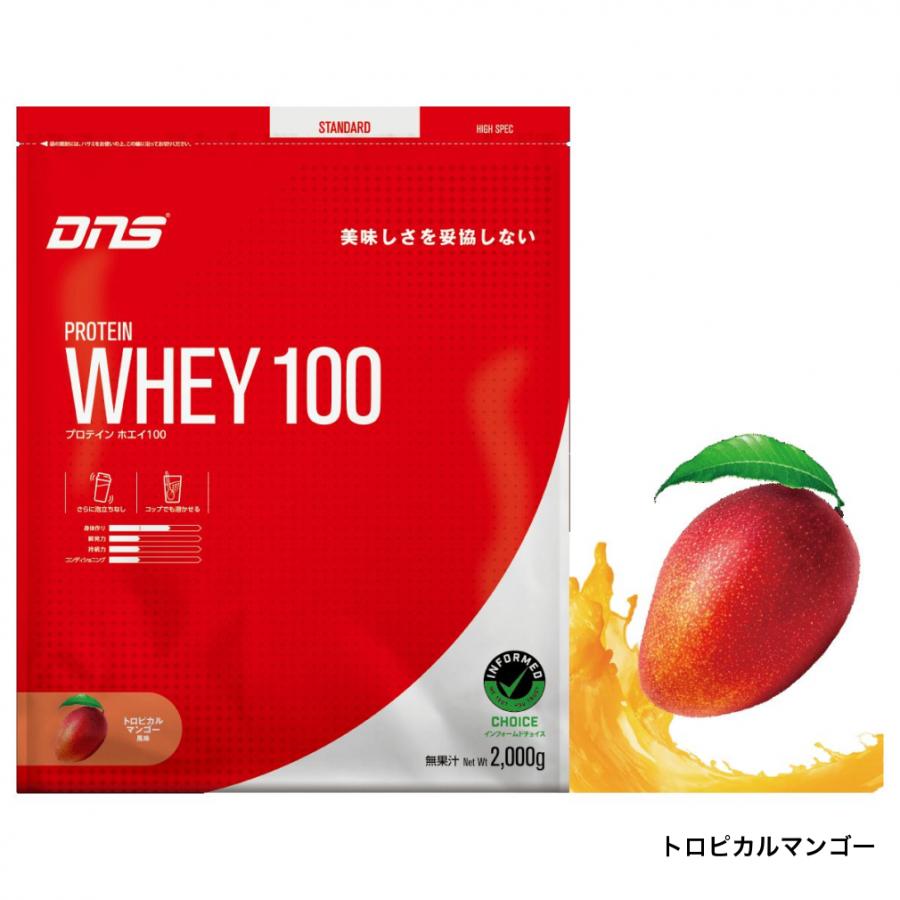 DNS（ディーエヌエス） プロテインホエイ100 2kg 味が選べる 2袋セット