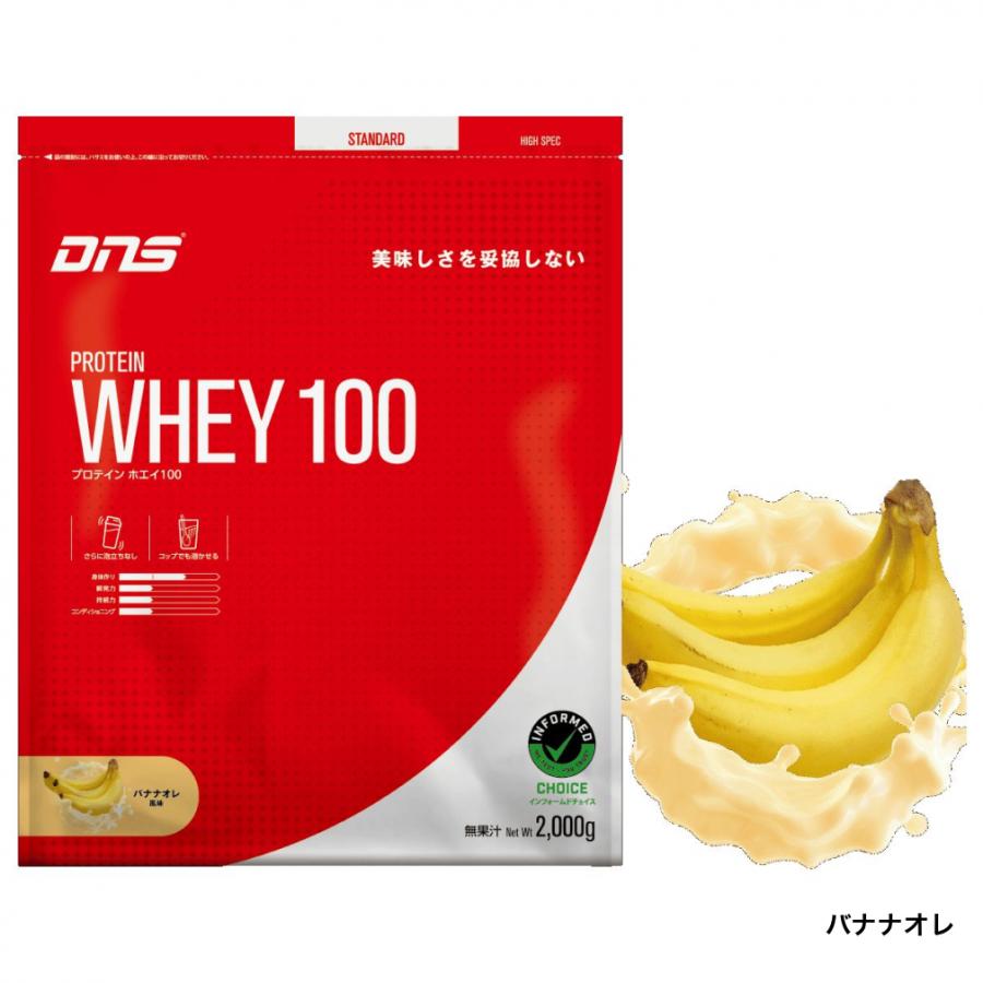 DNS（ディーエヌエス） プロテインホエイ100 2kg 味が選べる 2袋セット