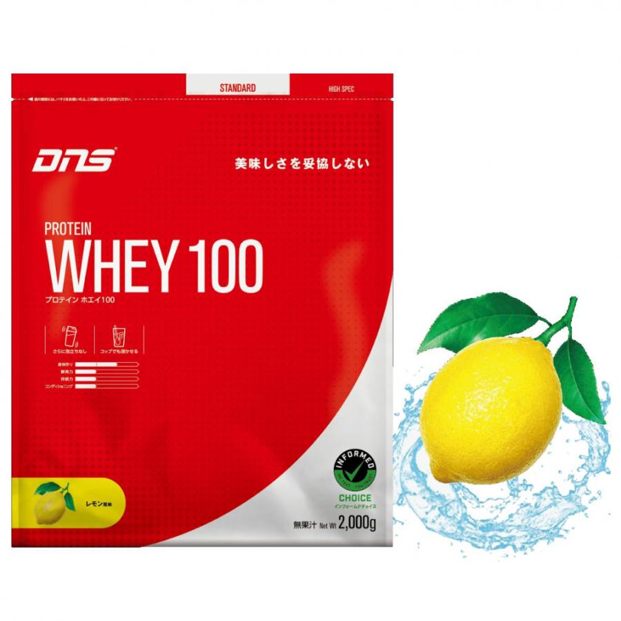 DNS（ディーエヌエス） プロテインホエイ100 2kg 味が選べる 2袋セット