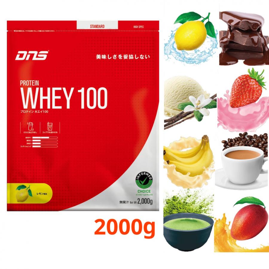 DNS（ディーエヌエス） プロテインホエイ100 2kg ホエイプロテイン