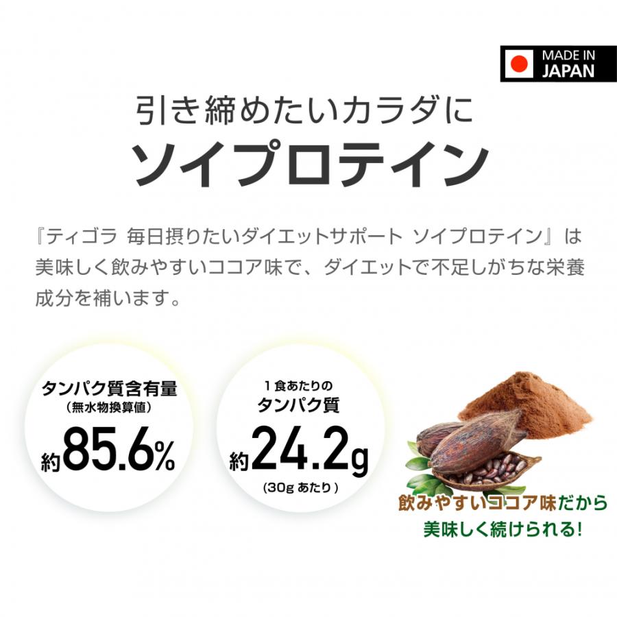 TIGORA（ティゴラ） 毎日摂りたいダイエットサポートソイプロテイン