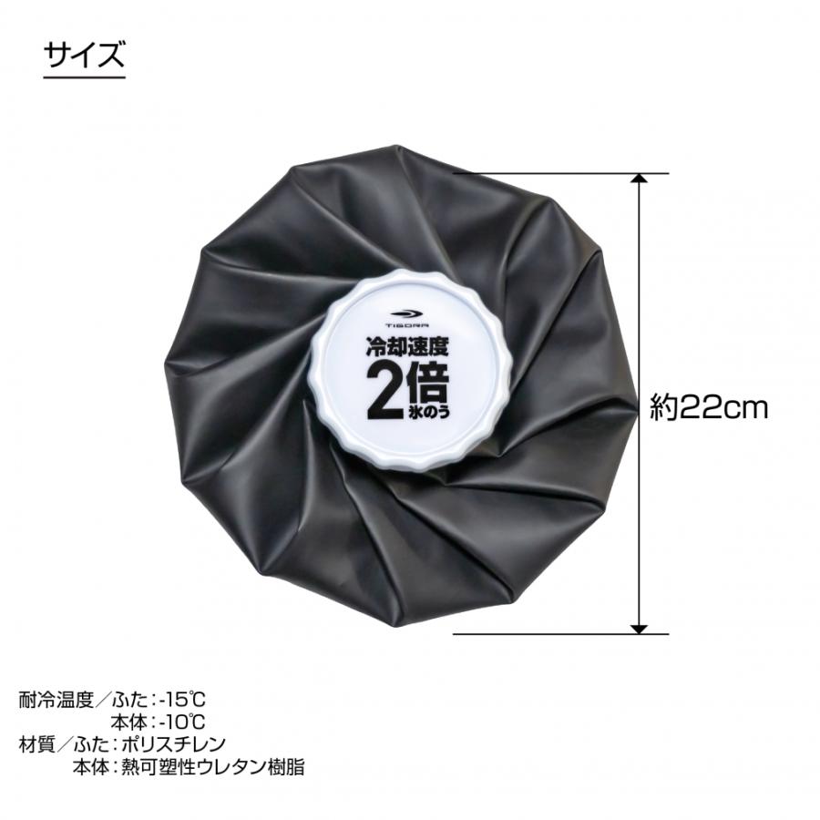 TIGORA（ティゴラ） 冷却速度2倍 氷のう 1.2L 大口径6cm アイスバッグ