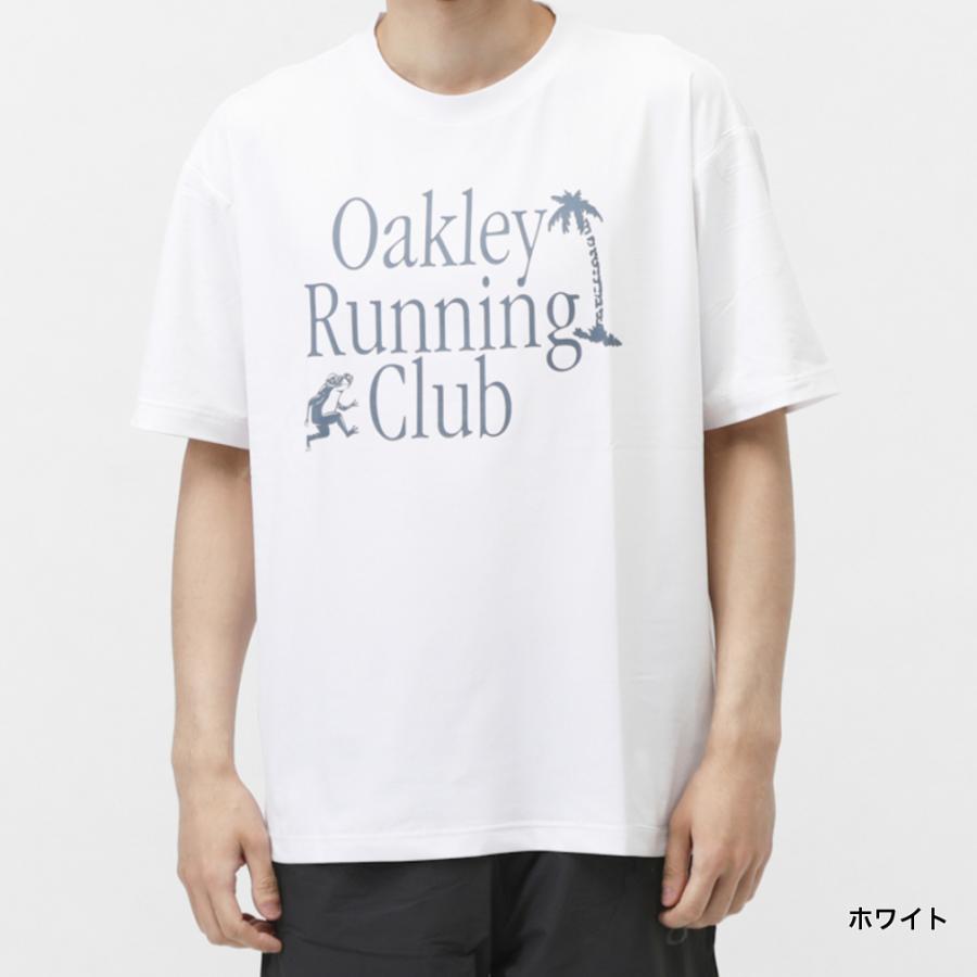 新品未使用 タグ付 25SS AURALEE ホワイト レースアップ Tシャツ OAKLEY（オークリー） メンズ 陸上/ランニング 半袖Tシャツ PURSUIT S