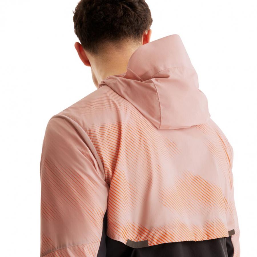 新品未使用】オン Onウェザージャケット ルモスL黒/ピンク