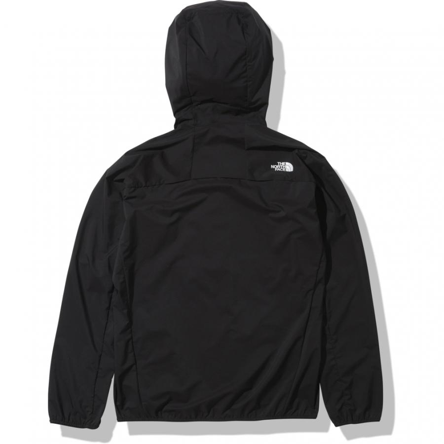 ノースフェイス メンズ 陸上/ランニング ウインドブレーカー Swallowtail Vent Hoodie スワローテイルベントフーディ NP22280 : ブラック THE NORTH FACE｜alpen-group｜02