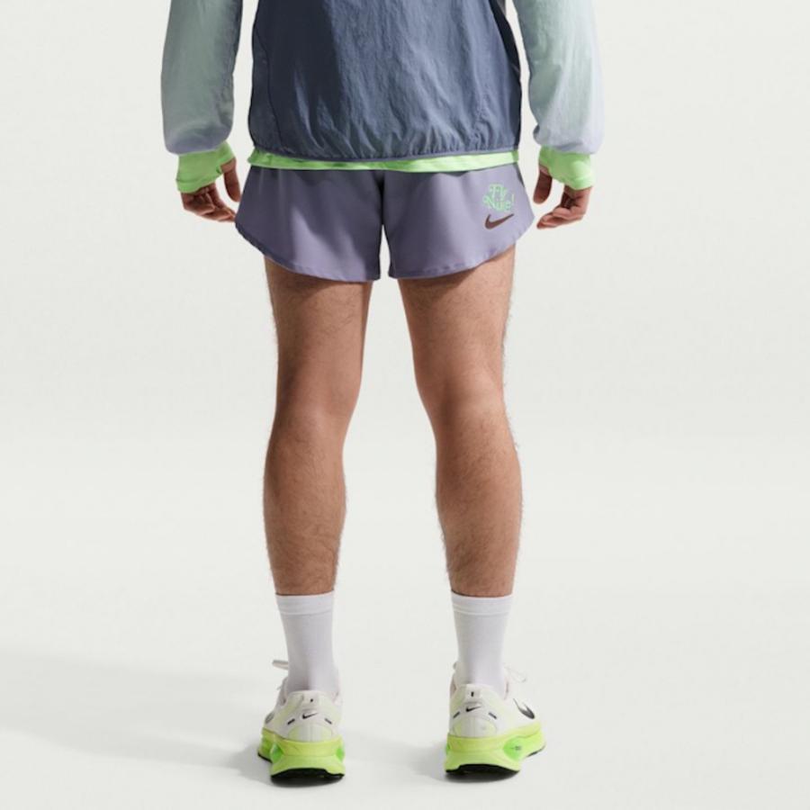 ナイキ メンズ 陸上/ランニングウェア ショートパンツ ストライド フライ ナイキ Dri-FIT 5 Brief-Lined ランニングショーツ IF2043-506 : パープル NIKEの画像