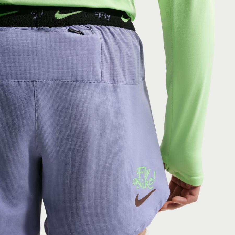 ナイキ メンズ 陸上/ランニングウェア ショートパンツ ストライド フライ ナイキ Dri-FIT 5 Brief-Lined ランニングショーツ IF2043-506 : パープル NIKEの画像