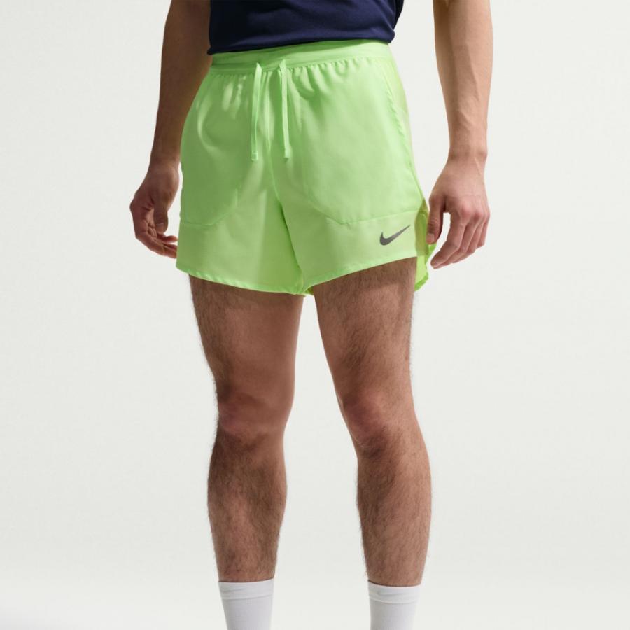 ナイキ メンズ 陸上/ランニングウェア ショートパンツ スライド Dri-FIT 5インチ Brief-Lined ランニングショーツ IF2039-377 : フラッシュグリーン NIKEの画像