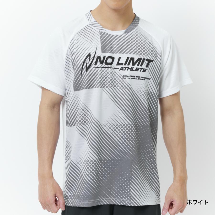 ニシ メンズ 陸上/ランニング 半袖Tシャツ グラフィックジャカードT