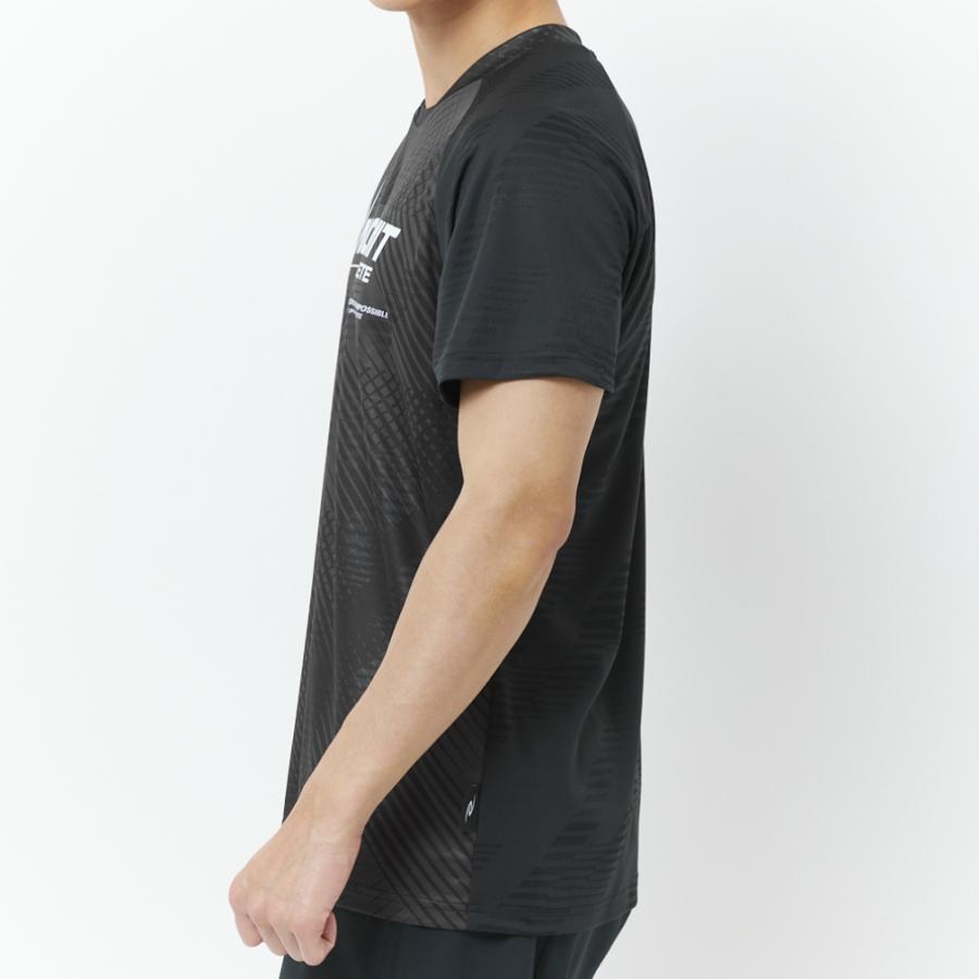 ニシ メンズ 陸上/ランニング 半袖Tシャツ グラフィックジャカードT