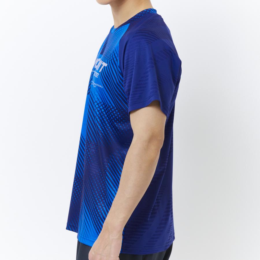 ニシ メンズ 陸上/ランニング 半袖Tシャツ グラフィックジャカードT