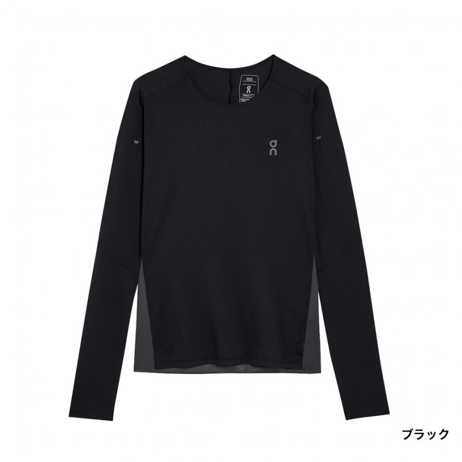 On ランニングトップ　長袖ブラック　レディースS On（オン） レディス 陸上/ランニング 長袖Tシャツ Performance Long-T