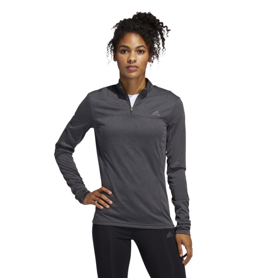 アディダス レディース 陸上 ランニング 長袖tシャツ Otr 1 2 Zip ロングスリーブtシャツ Fl7812 ブラック Adidas アルペン Paypayモール店 通販 Paypayモール