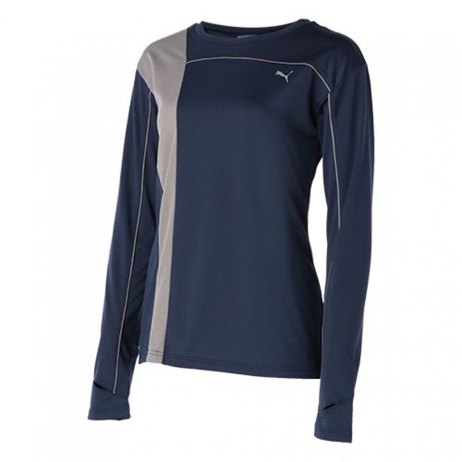 プーマ レディース 陸上 ランニング 長袖tシャツ Scrunble ウィメンズロングtシャツ 66 ネイビー Puma アルペングループヤフー店 通販 Yahoo ショッピング
