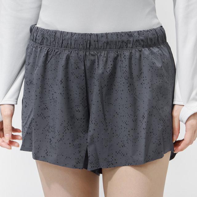 オン レディス 陸上/ランニングウェア ショート/ハーフパンツ Zero Shorts ゼロ ショーツ WG10021481 : ダークグレー×ブラック Onの画像