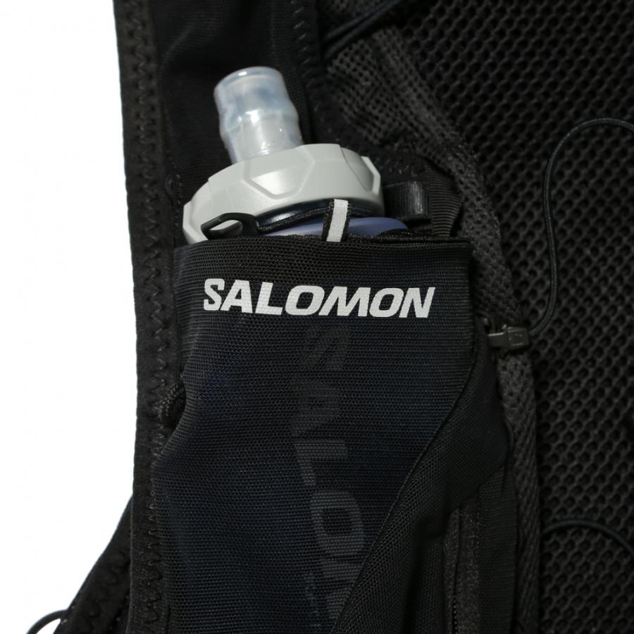 サロモン メンズ ランニング バックパック ADV SKIN 12 with flasks アドバンス スキン 12 ウィズ フラスク LC1759500 ブラック SALOMON｜alpen-group｜07