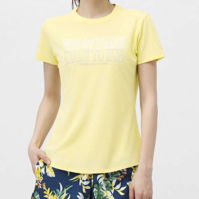 TIGORA（ティゴラ） レディス 陸上/ランニング 半袖Tシャツ フロント