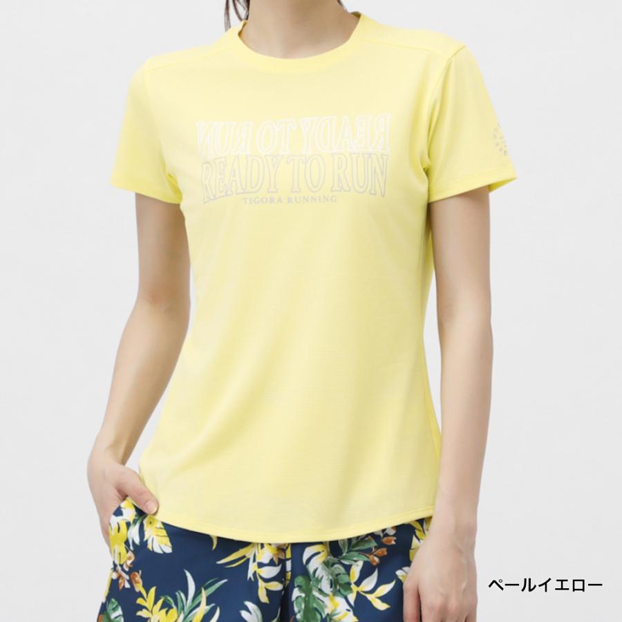TIGORA（ティゴラ） レディス 陸上/ランニング 半袖Tシャツ フロント